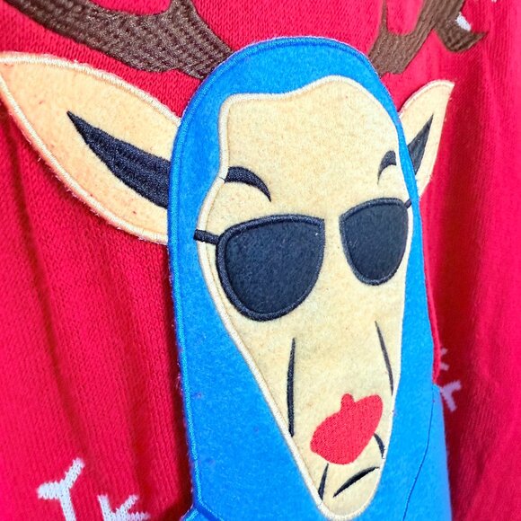 Alex Stevens Mean Girls Damian 100% Cotton Ugly Christmas Sweater Size XL - Picture 9 of 14